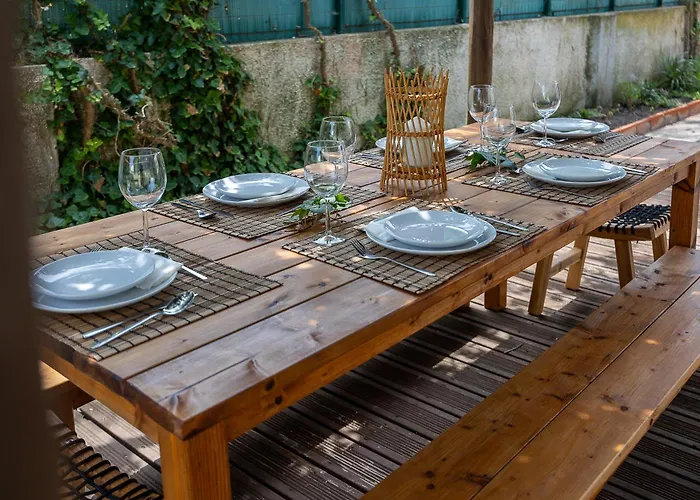 Hébergement de vacances Casa Da Vigia-casa Com Jardim A 4 Min Da A dos Cunhados