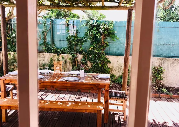 Hébergement de vacances Casa Da Vigia-casa Com Jardim A 4 Min Da